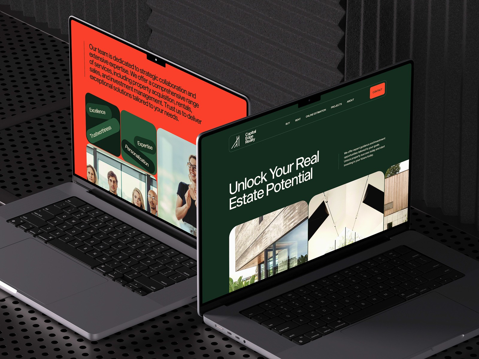 Conception de site web responsive sur desktop, tablette et mobile